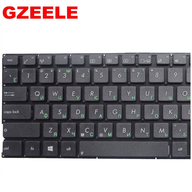 Ruso teclado del ordenador portátil para ASUS K552 K552E K552M K552W F552 F552C F552E F552LA F552LD R510V R508 R508C R508CA S501 R505.
