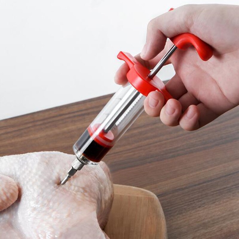 Smaak Naald Turkije Varkensvlees Bbq Steak Vlees Sauzen Spuiten Marinades Keuken Accessoires Kruiden Koken Gereedschap Keuken Gadgets Rundvlees