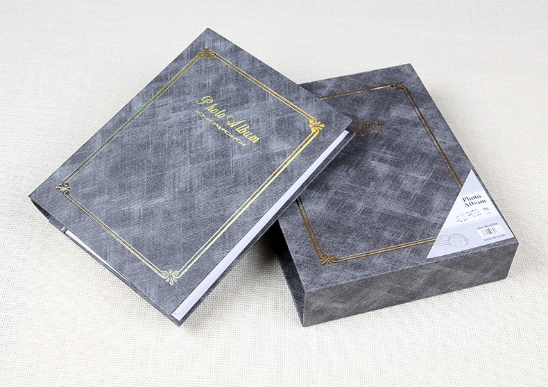 4d stora 6- tum intert fotoalbum 200 sidor klippbok papper baby familj klippbok album bröllop foto album klippbok album