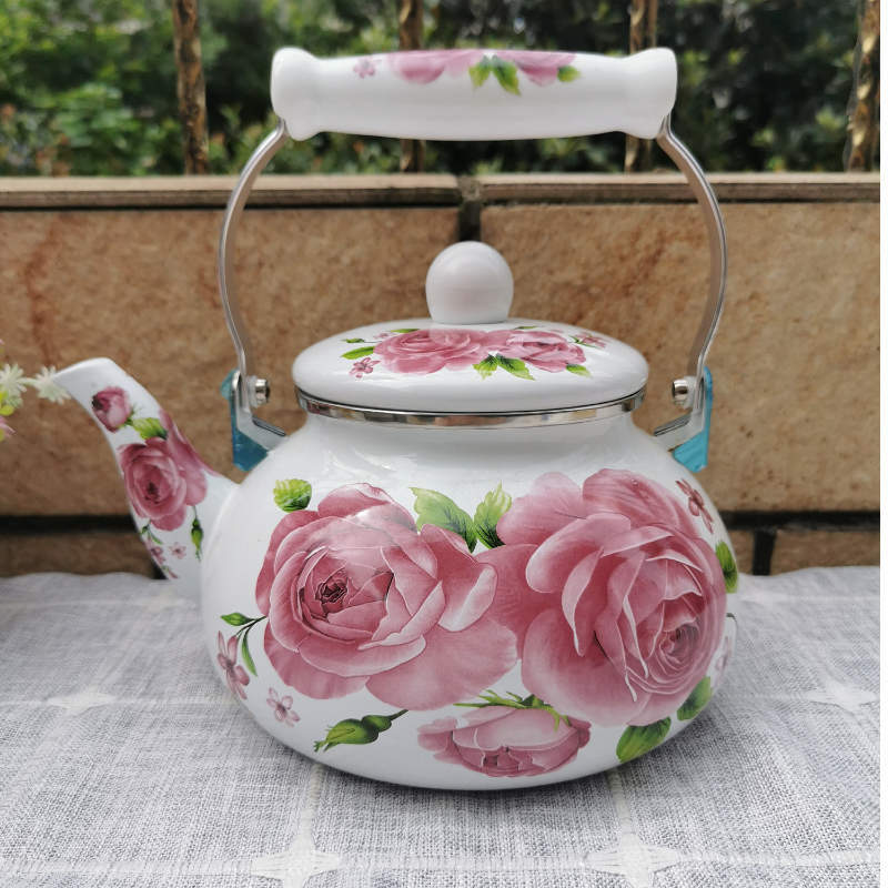 Enamel Teapot Enamel Cold Kettle Enamel Kettle and... LovingPrices