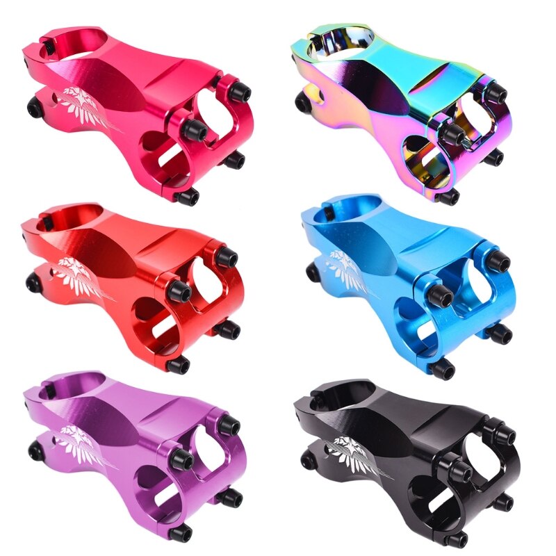 Vástago de manillar de bicicleta MTB 25,4 × 28,6mm DH/AM/XC vástago de Manillar de bicicleta de montaña 77HC