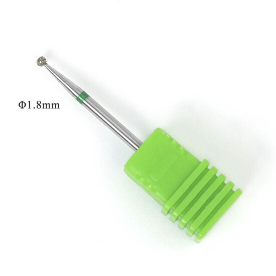 Juego de brocas de diamantes para uñas, fresas redondas para manicura, cortador de cutículas, herramientas de CHJG01-05, 5 tipos de bolas: JG02