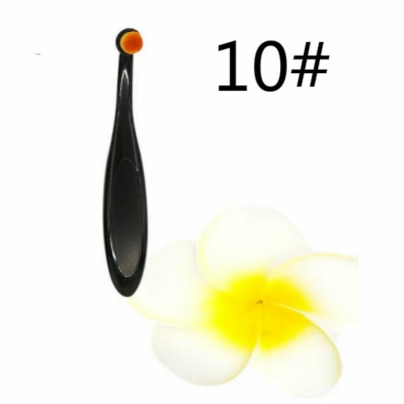 1 stk makeup børste tandbørste stor størrelse 16cm bløde makeup børster foundation ovale børster makeup værktøj børste sæt: Dsca -10