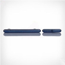 Macht Volume Button Key voor Samsung flex Galaxy S3 i9300 i9305 i535 i747 L710 T999-Blauw/Zilver kleur