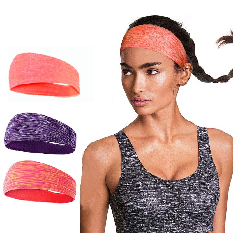 Sweat-Absorberende Hoofdband Mannen En Vrouwen Running Hoofdband Yoga Fitness Hoofdband Rijden Dans Sport Hoofdband: Orange