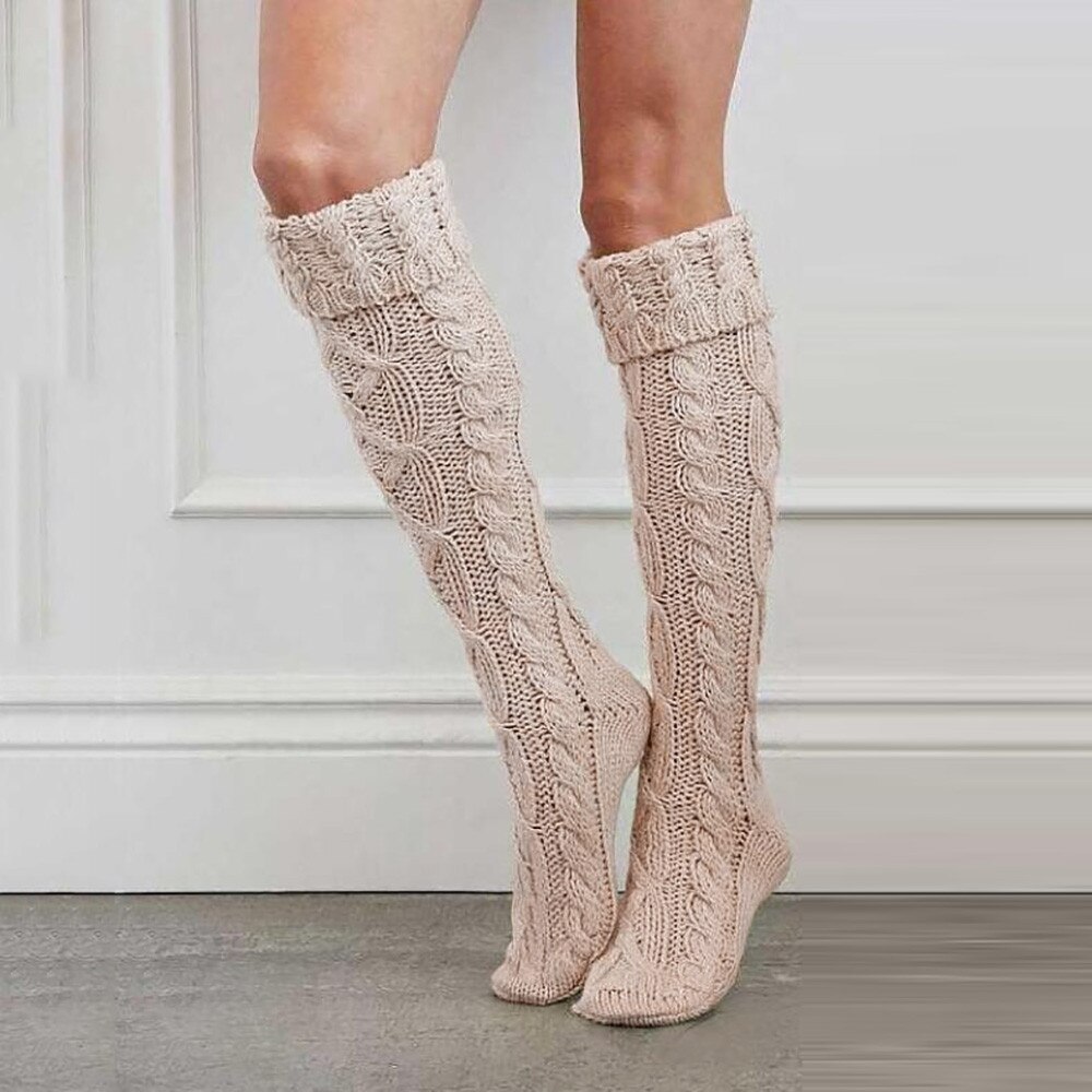 Allecta - Dijhoge sokken voor dames en meisjes - Over de knie - Kniehoge panty - Extra