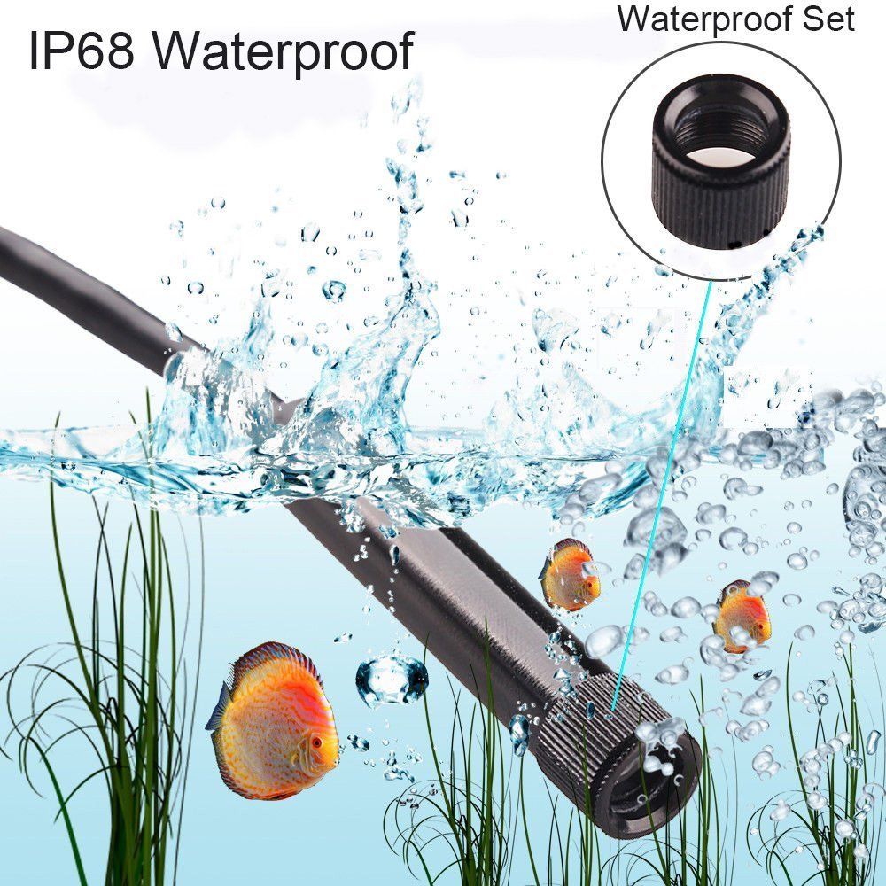 1200p trådløse wifi endoskop kamera usb borescope til iphone android ios endoskop mini vandtæt kamera 8mm 2m 5m 10m hårdt