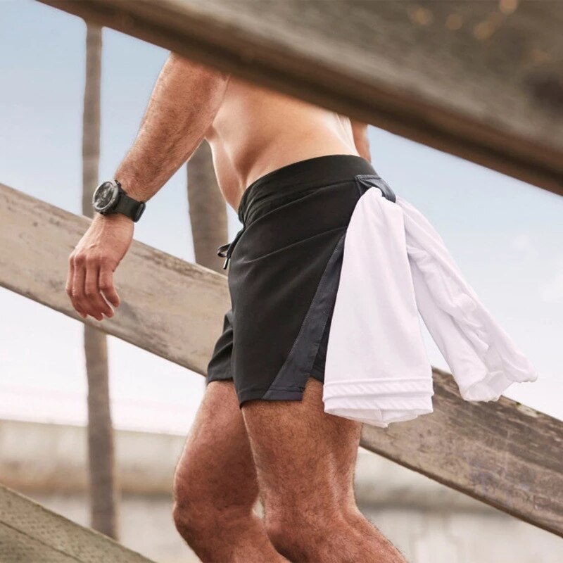 Shorts de Jogging pour hommes, pour Sports de plein air, Parkour, Fitness, Cool, pantalons de sport d&#39;été,