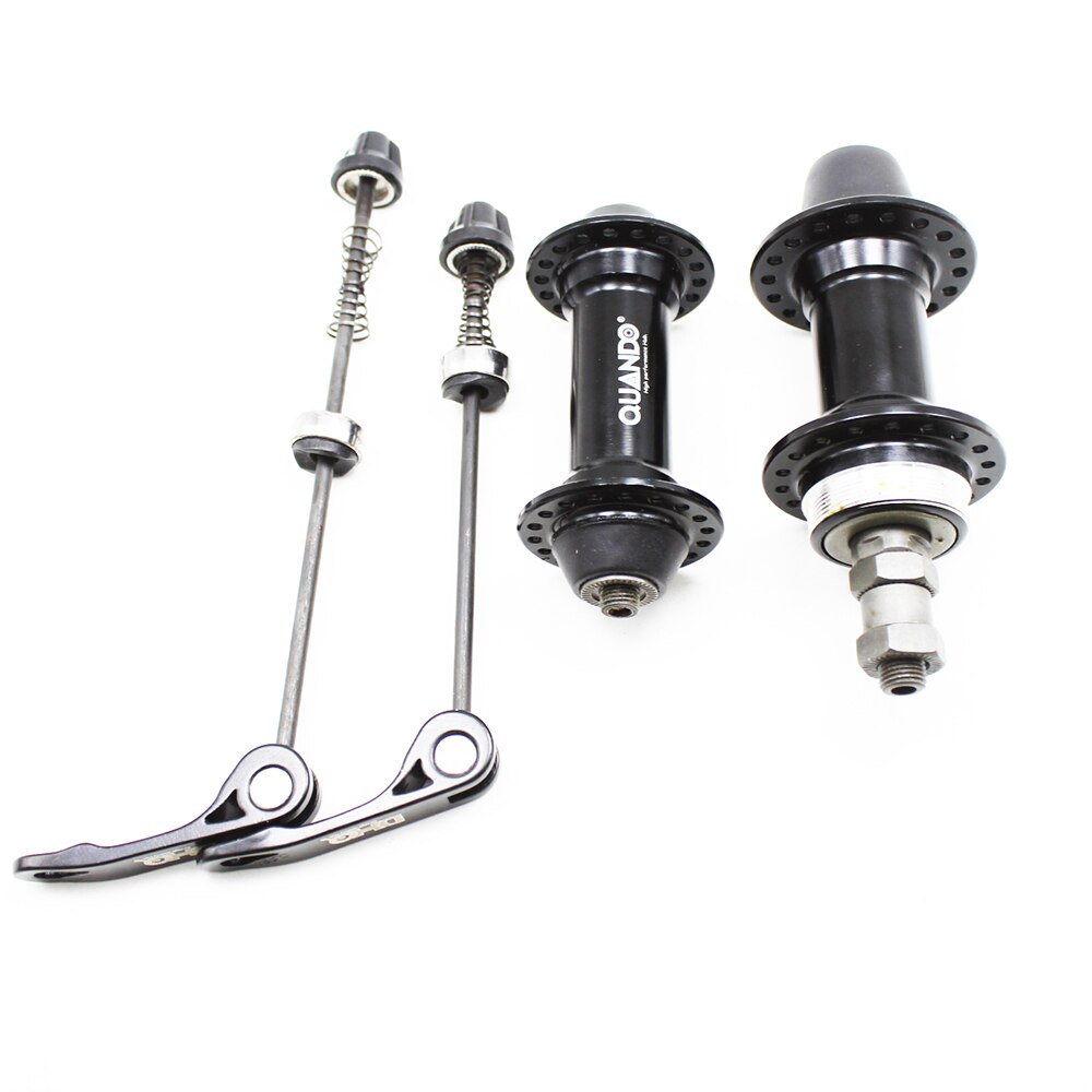 Sykkel nav 28 hull fjellvei perle nav med quick release v brems 6 paller freehub sykkel tilbehør: Default Title