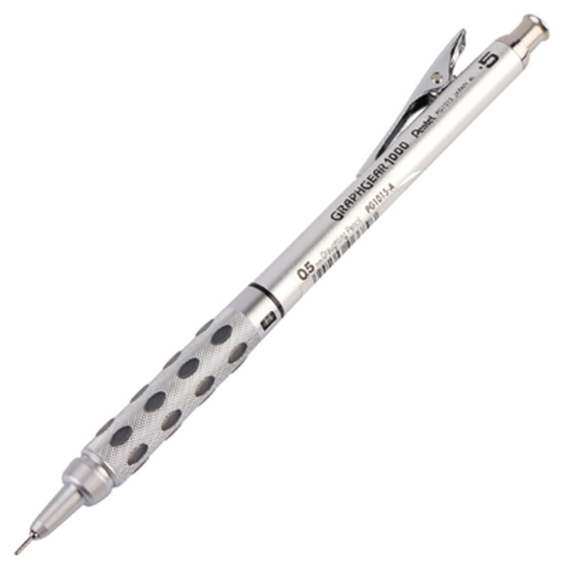 Pentel drawing activity automatic pencil 1pcs PG1015 (13.17.19) 0.3mm/0.5mm/0.7mm/0.9mm metal penholder: 0.5mm