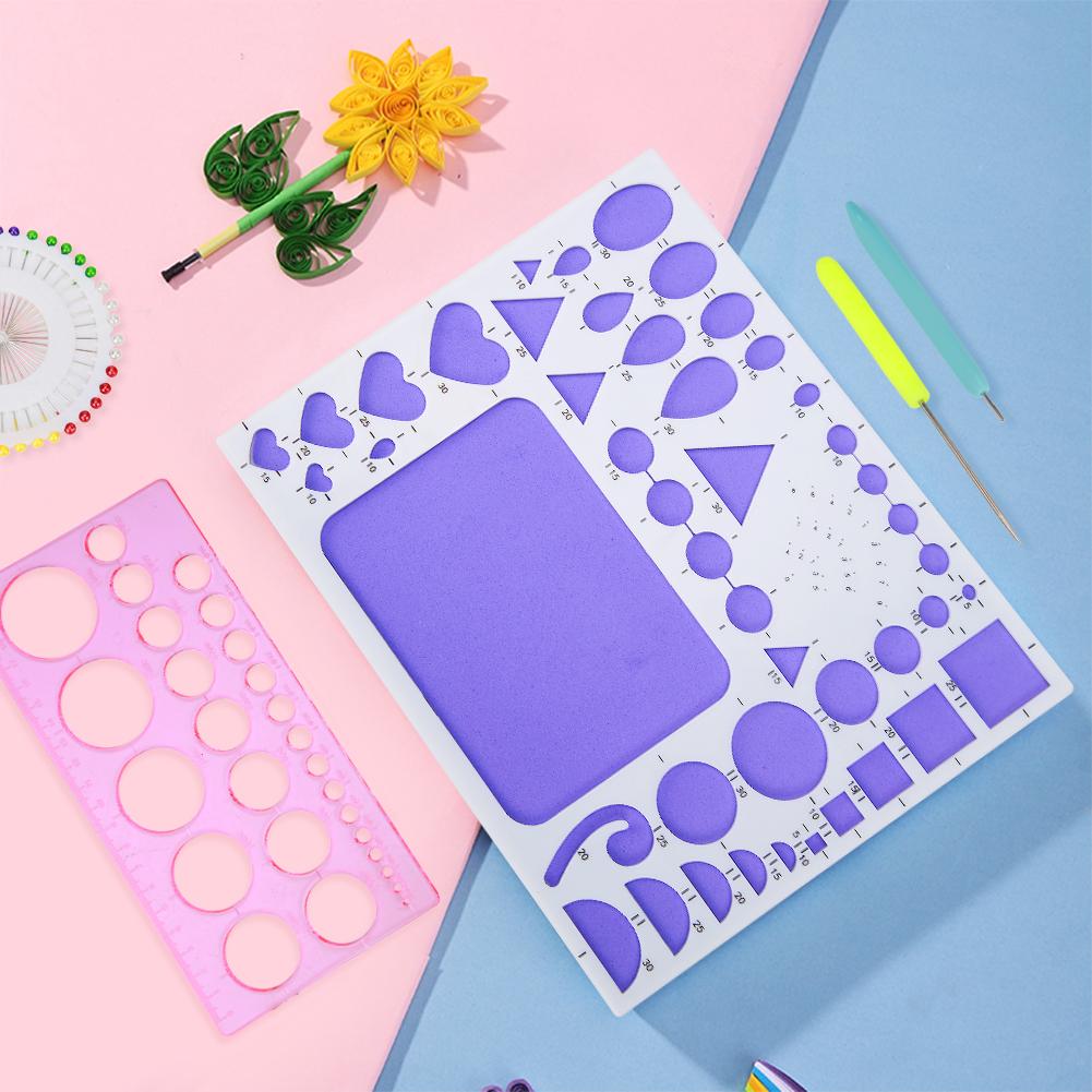 DIY Scrapbooking Quilling Paper Tools Set Tweezer Quilling Ruler Needles Rolling Pen Quilling Tools Kit DIY Scrapbooking Tools