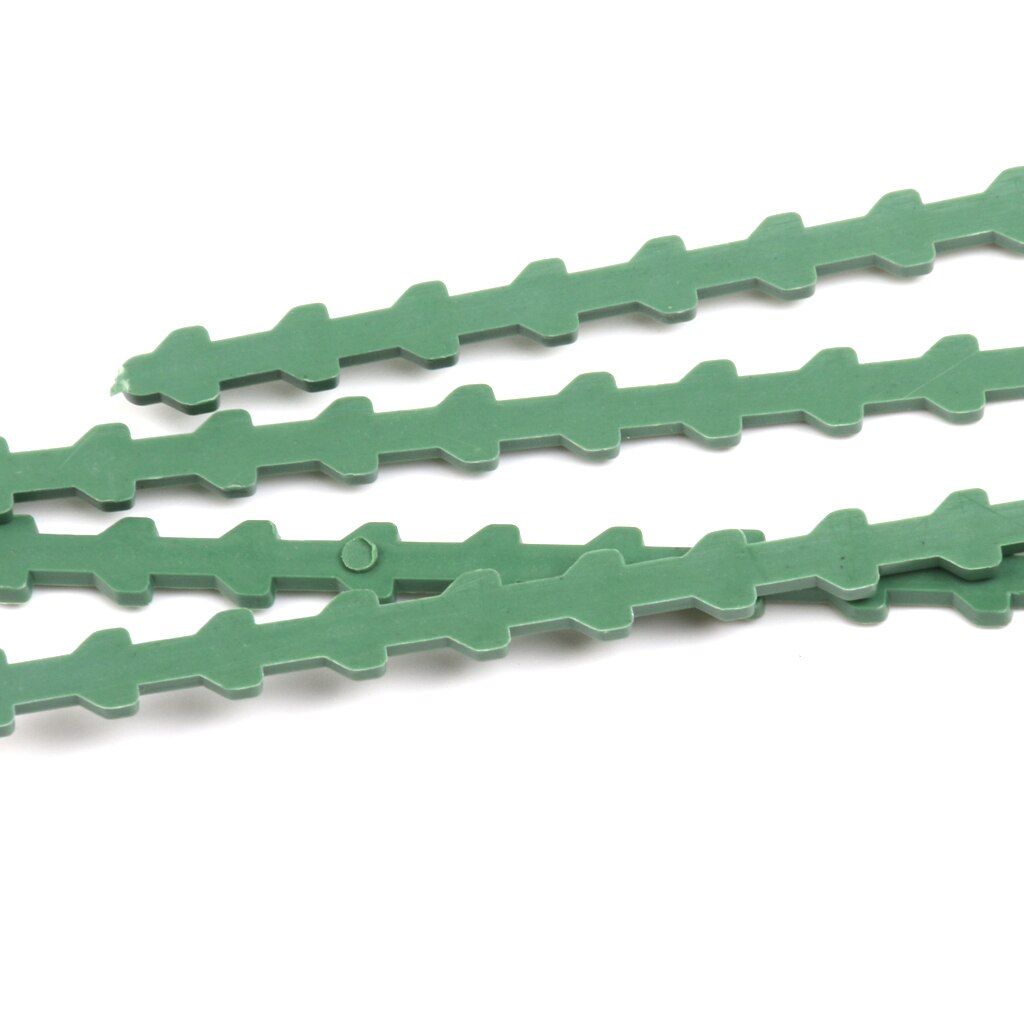 30 Pcs 16.5 Cm Plastic Kabelbinders Tuinieren Clips Plant Banden Groen