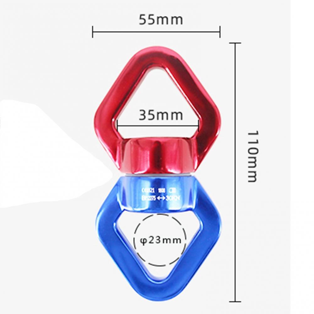 30KN Rotational Device Rope Swivel for Aerial Silks Dance Swing Hammock Climbing camping equipment Climbing Accessories