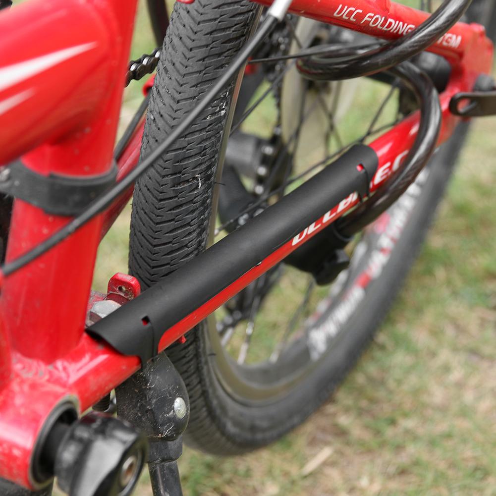 Protector de cadena para bicicleta de montaña, accesorios de protección de marco de ciclismo, color negro, 1 pieza