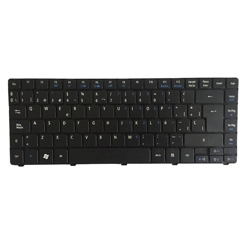 Teclado de portátil español para Acer Aspire 4250, 4251, 4252, 4253, 4333, 4336, 4336, 4339, 4552, 4552, 4553, 455, 4625, 4625, 4752, 4540 SP