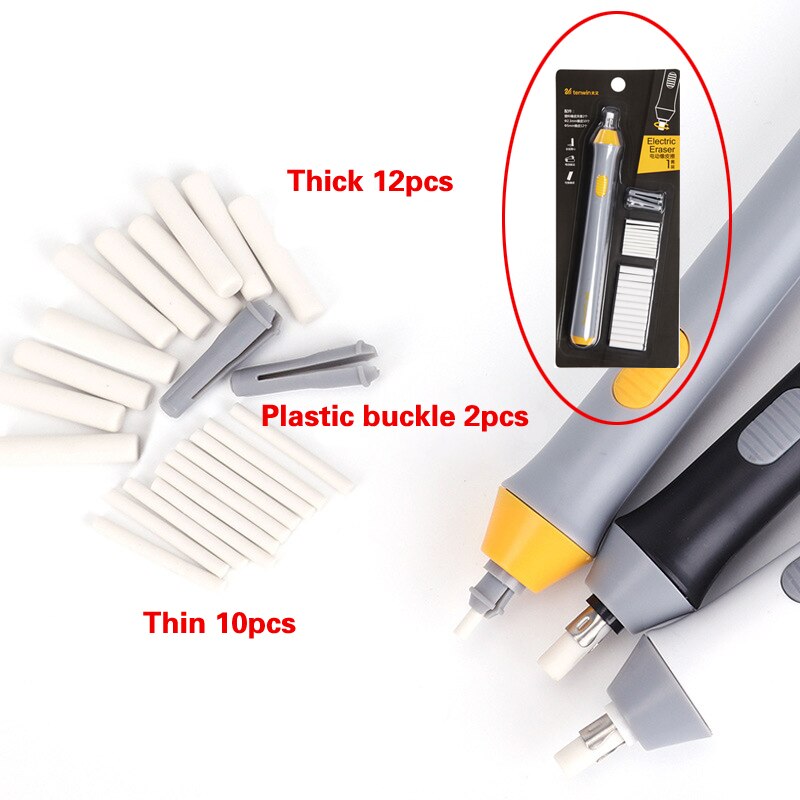 Elektrische Gum Kawaii Rubber School Schetsen Voor Hoogtepunt Draaien Gummen Leuke Student Briefpapier Gum Refill