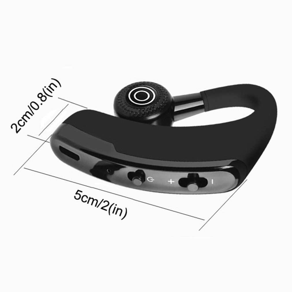 V9 Draadloze Business Headset Bilaterale Stereo Ruisonderdrukking Display Voice Control Call Functie
