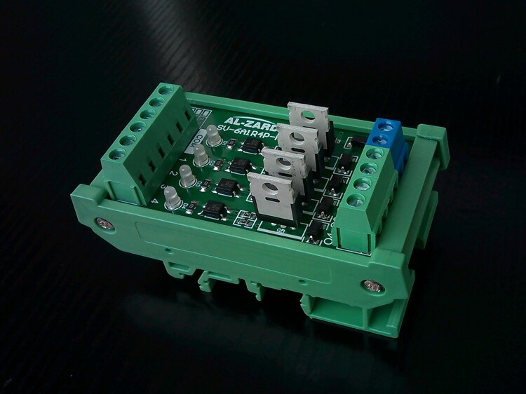 2/4/6/8 Power Amplifier Board for PLC NPN/PNP Signal to Drive Solenoid Valve Photoelectric Isolation 6A, 3.3V 5V 12V 24V: 4 channel / 3.3V signal input / NPN output