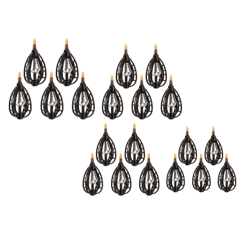 5x ABS Fishing Feeder Carp Сrucian Bream Fishing Tackle Fishing Accessories