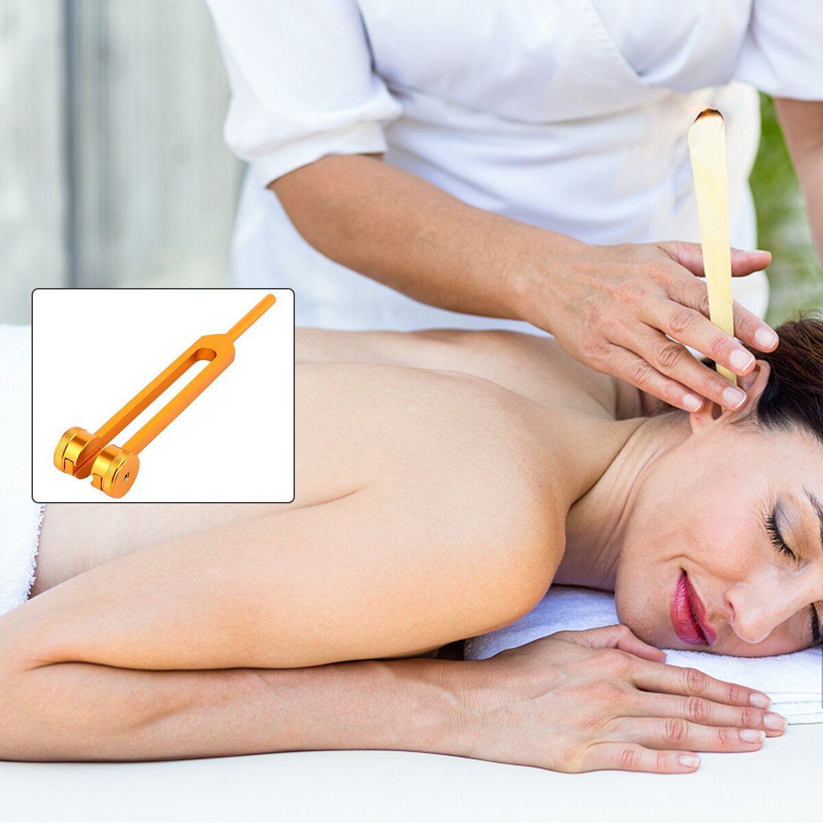 Aluminum Alloy Tuning Fork Ear Fork Tuning Fork Aluminum Fork Nervous System Testing Tuning Fork Ear Care Instrument