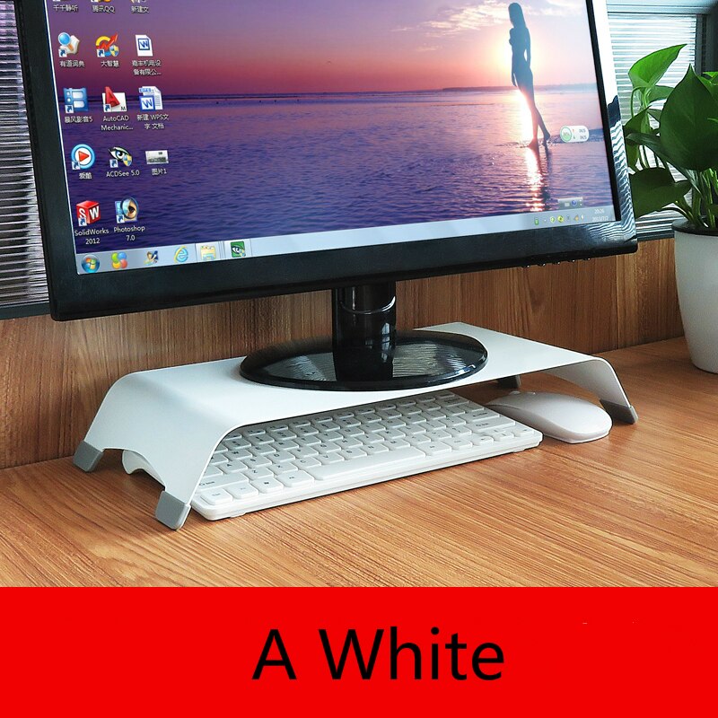 Monitor Holder Laptop TV PC Monitor Stand Aluminum Alloy Computer Mount Monitor Bracket Home Office PC Desktop Monitor Riser