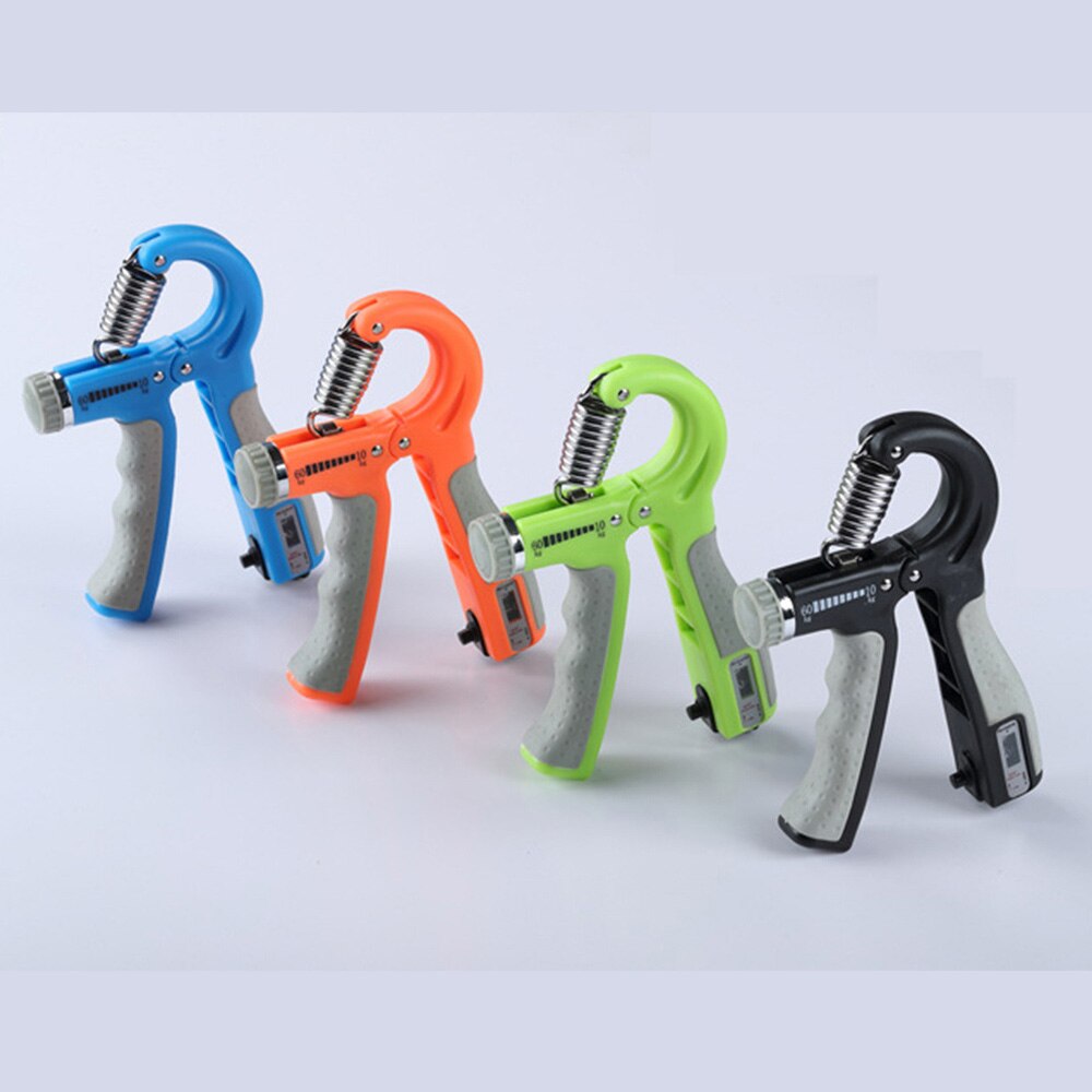 Adjustable Hand Grip Strengthener Fitness Muscle Wrist Forearm Fingers Training Tool 16x10cm