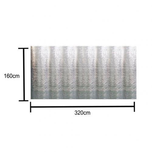 2m/3.2m/4m nyeste basseng dekke rektangulært solbasseng badekar dekke utendørs boble teppe tilbehør: 160 x 320cm