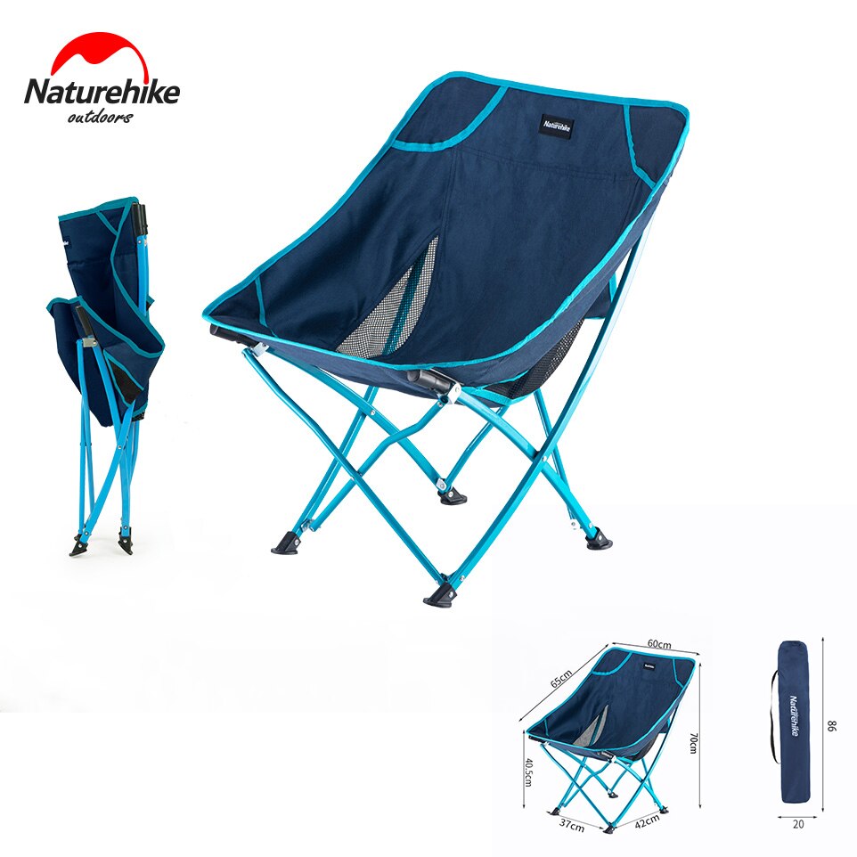 Naturehike Wandelen Strand Picknick Tuin Fauteuil Lichtgewicht Draagbare Vissen Stoel Duurzaam Aluminium Vouwen Rugzak Stoelen