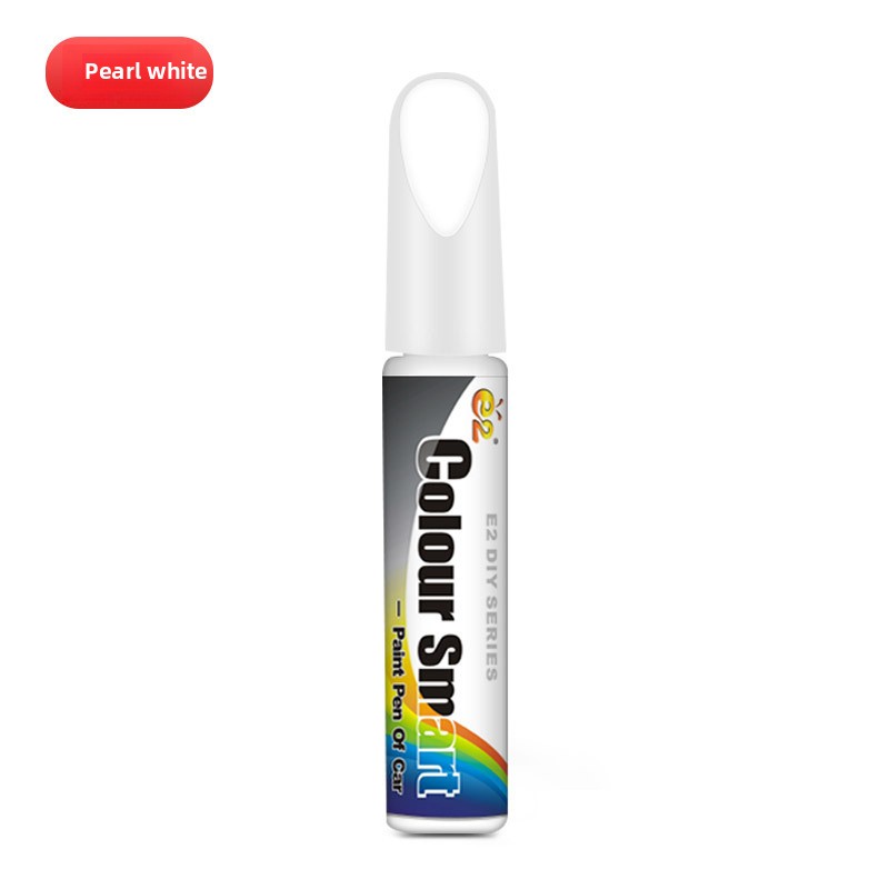 Auto Touch Up Paint Pen - Krasreparatieset voor auto's, vrachtwagens en SUV's - Hoogglans verffuller met borstel en fijne punt (7 kleuren): YELLOW