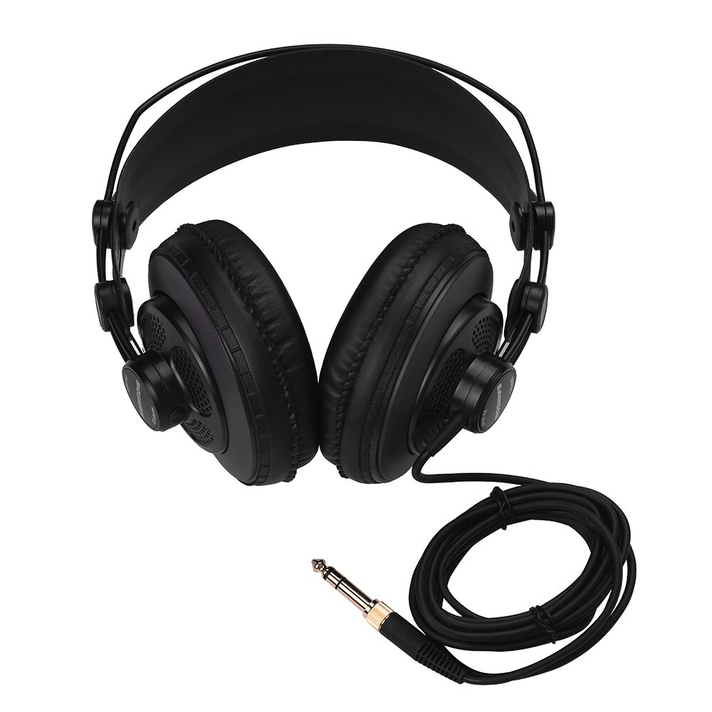 SAMSON SR850 Studio Reference Monitor Headphones Dynamic Headset Semi-open for Recording Monitoring Music
