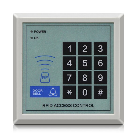 Dispositivo de teclado de Control de acceso RFID 125Khz, sistema de Control de acceso de cerradura de puerta de entrada de proximidad RFID, seguridad, 1000 usuarios: X1