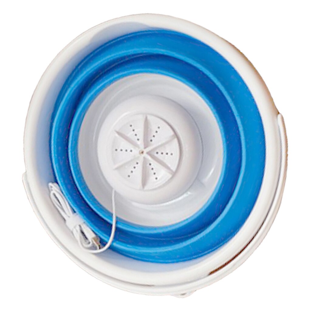 Portable Mini Washing Machine Folding Washer Laundry Machine USB Charging