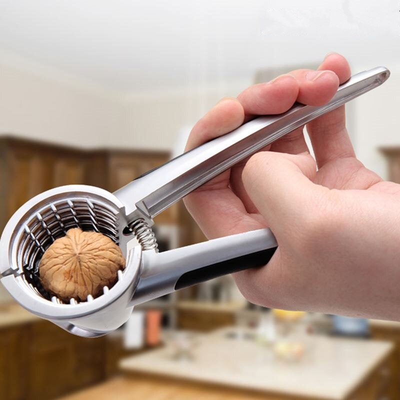 stainless steel quick funnel shaped nut walnuts cracker sheller nut opener clip,Kitchen Accessories.