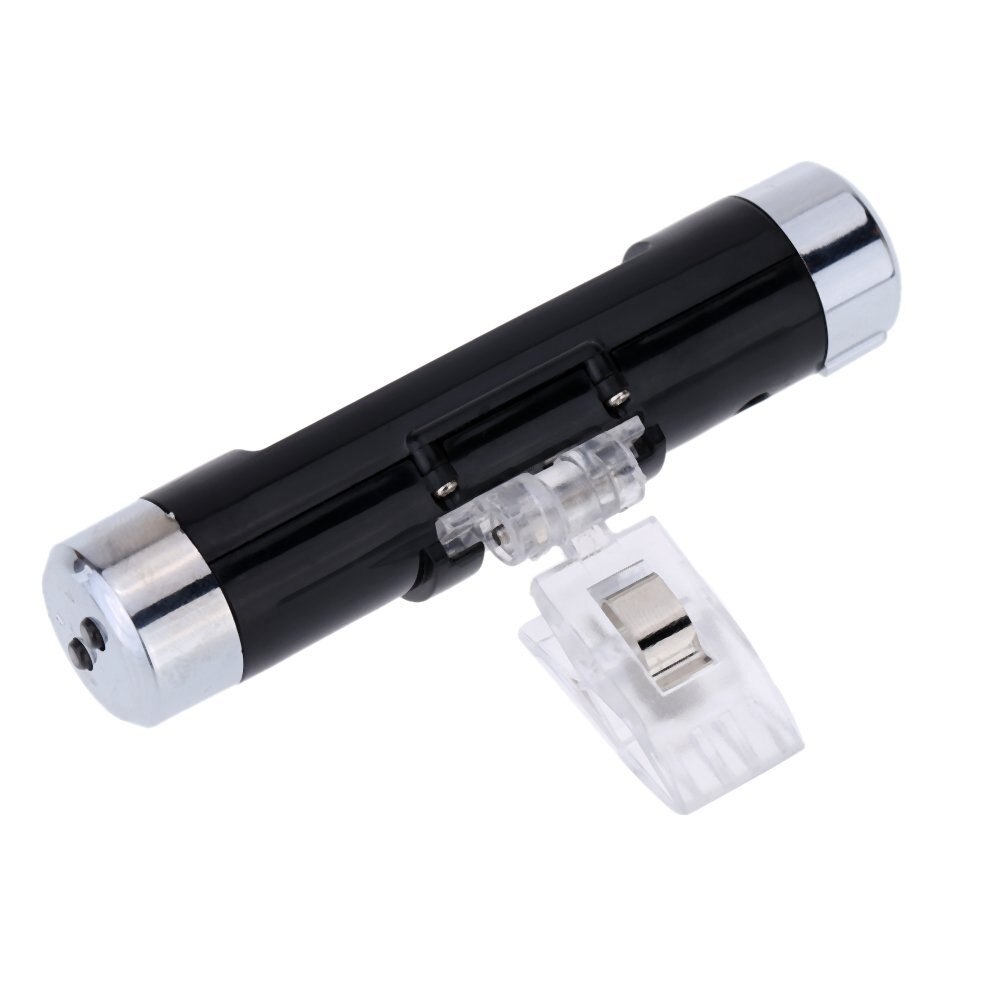 Mini Digital internal temperature measuring thermometer Blue backlight time display car use