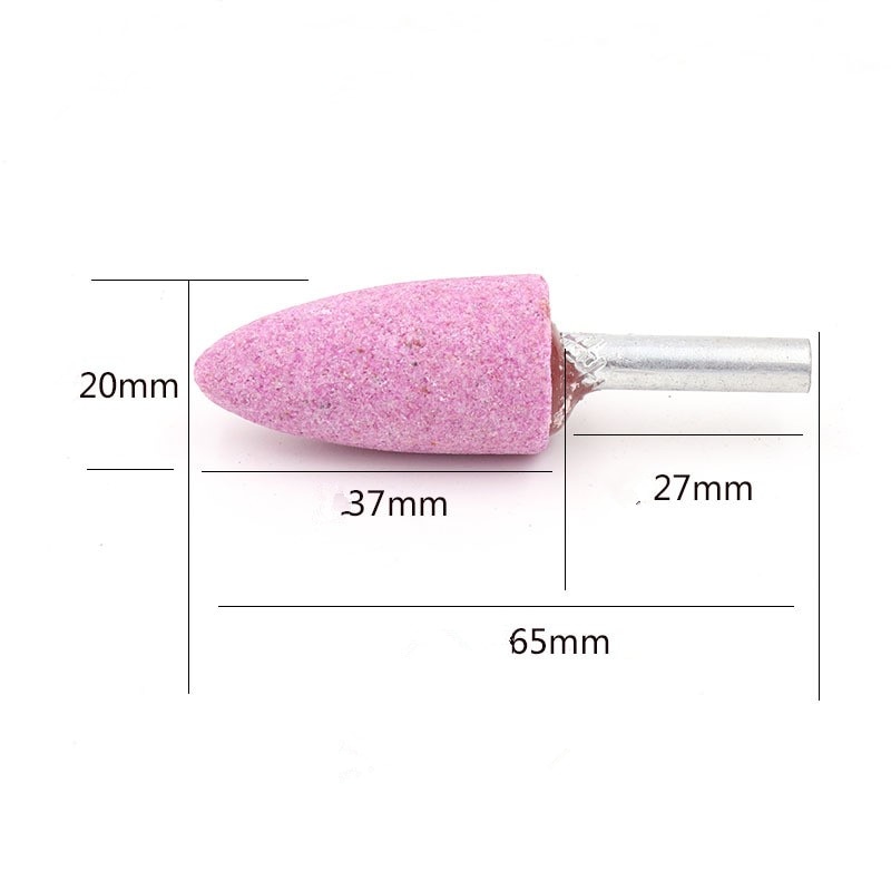 ZtDpLsd 1 Stck 6mm Schaft Schleif Montiert Stein Zylindrischen Für Dremel rotierend Werkzeuge Schleifen Rad Kopf Polieren Metall Holz werkzeug
