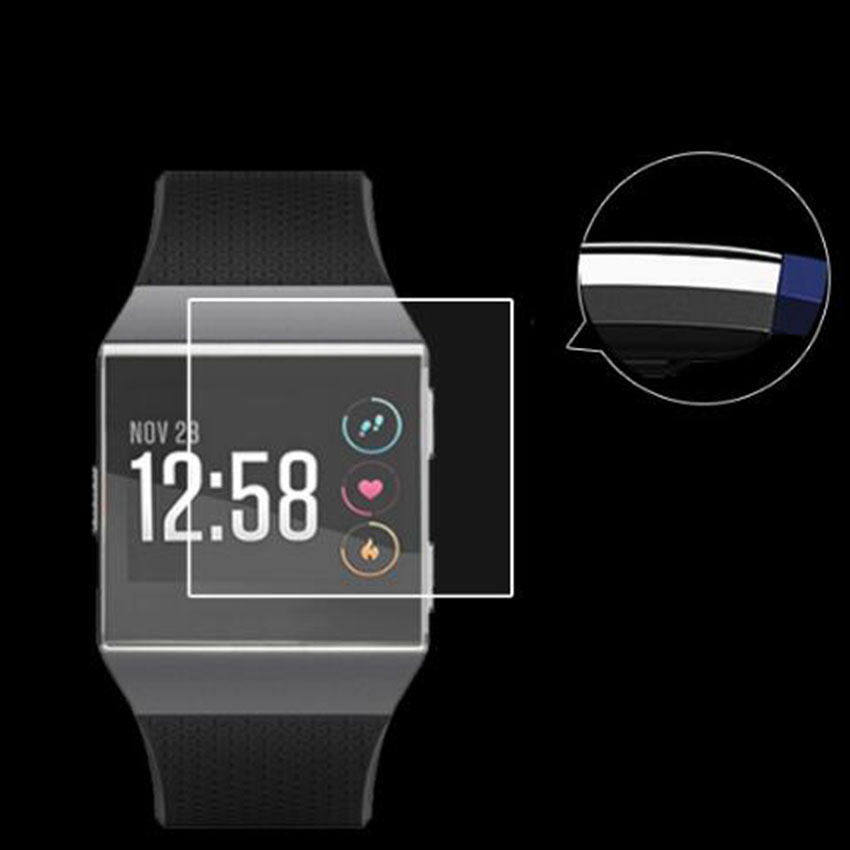 2 STKS Voor Fitbit Ionische Screen Protector Gehard Glas Film Cover Clear LCD Shield Gehard niet Gehard Glas