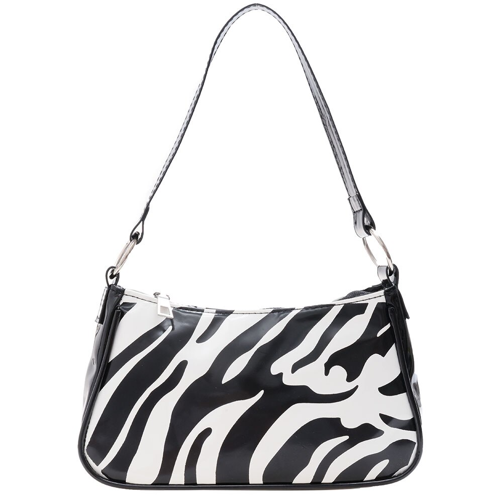 Bolsos con estampado de vaca para mujer, bandoleras de a la , bolso cruzado pequeño, bolso Cuco mensajero, para uso diario: zebra