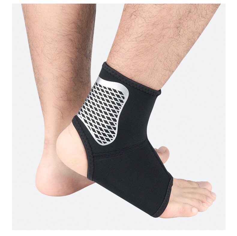 1PCS Laufende Basketball Knöchel Unterstützung Protector Druck Fußball Ankle Brace Schutz tobillera deportiva: Black / XL