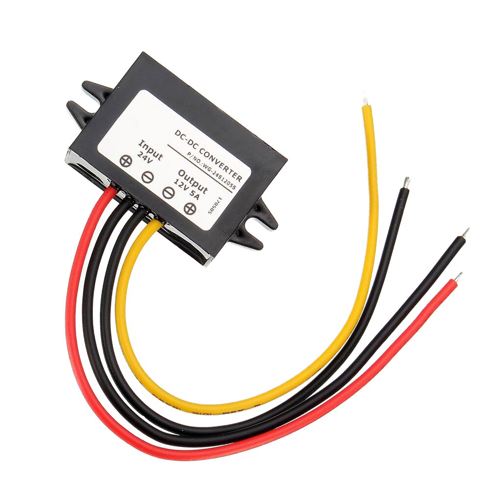 HOMELYLIFE DC 8V-40V à 12V 6A 72W Régulateur de tension DC Convertisseur Buck Réducteur Convertisseur de puissance Transformateur de module étanche pour chariot de golf (8V-40V à 12V 6A