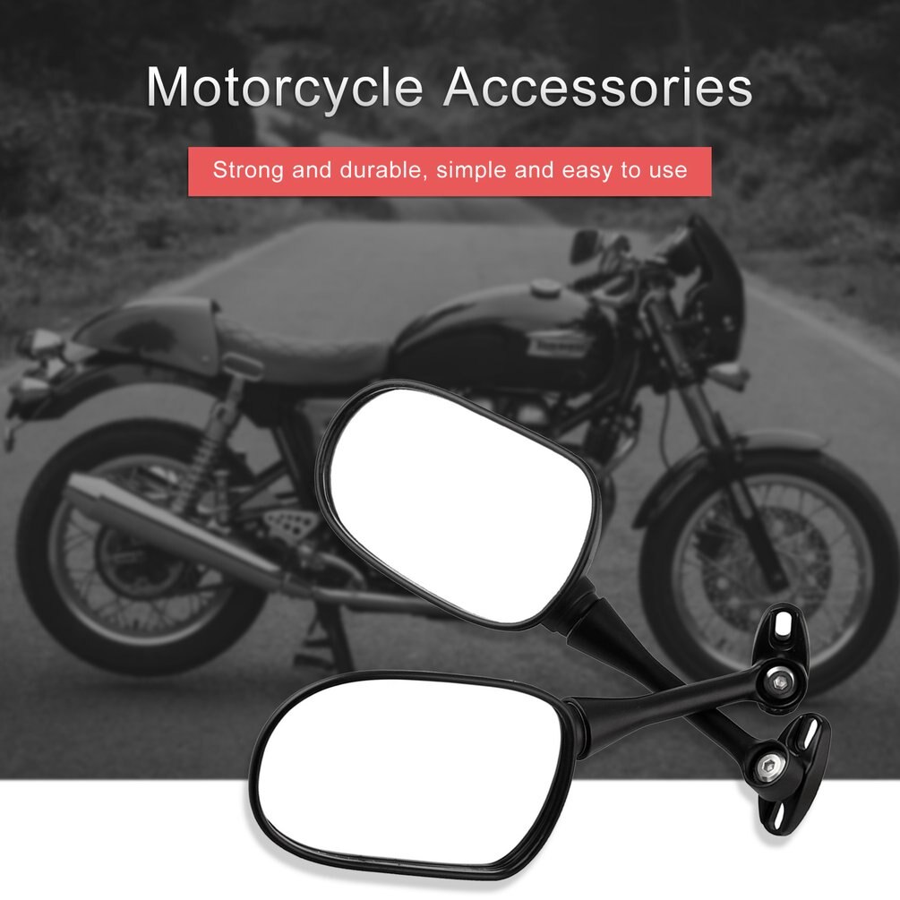 OTDQS Motorrad Rückspiegel Set - 1 Paar Für Honda CBR600RR, CBR125R, Suzuki GSXR600