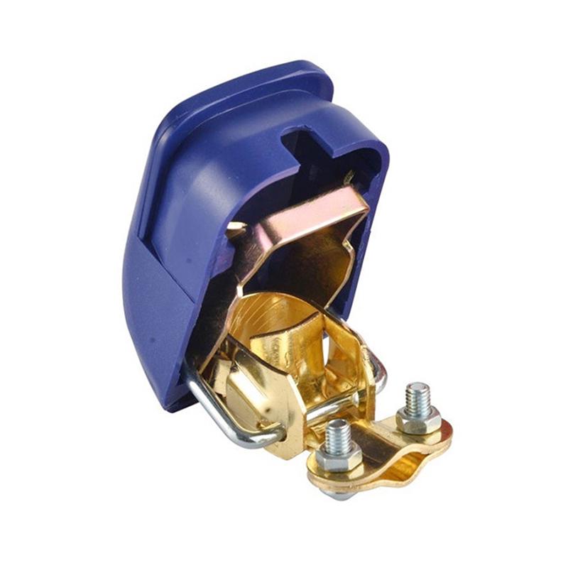Universal Quick Release Battery Terminals Clamps Car Battery Terminal Shut-Off Connectors Car Accessories: WHITE