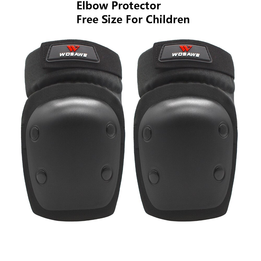 WOSAWE niños motocicleta armadura cuerpo Moto chaqueta espalda hombro niños cuerpo Protector engranaje Motorcross rodilleras codo Protector: Elbow Pads