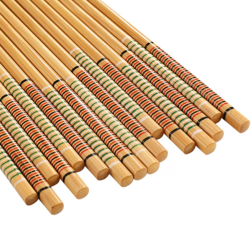 Chinesischen Stil Gedruckt Stäbchen Kasten einstellen Stäbchen Lebensmittel Kochen Hohe Stäbchen Wesentliche Lange Produkt Chine W6K9
