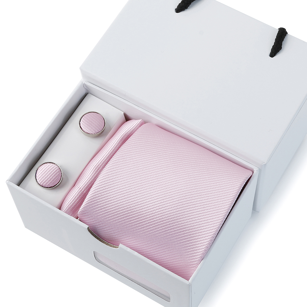 HUISHI männer 7,5 cm Krawatten einstellen Formale Luxus Bussiness Krawatte Krawatten Tasche Platz Manschettenknöpfe Weiß Kasten Hochzeit Für mann: Elfenbein