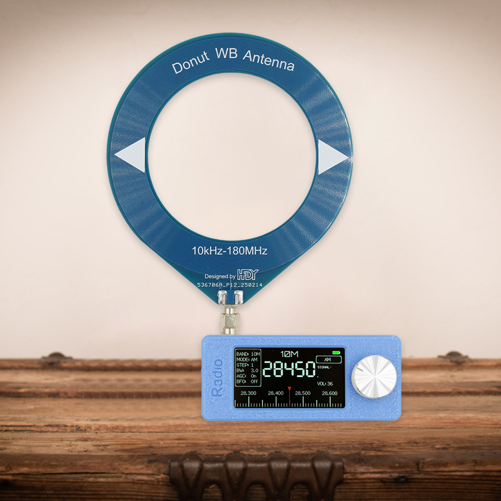 SI4732 0.5-108mhz Przenośne radio 1.9 cala IPS Kieszonkowe mini radio LSB USB AM FM Odbiornik radiowy FM/AM