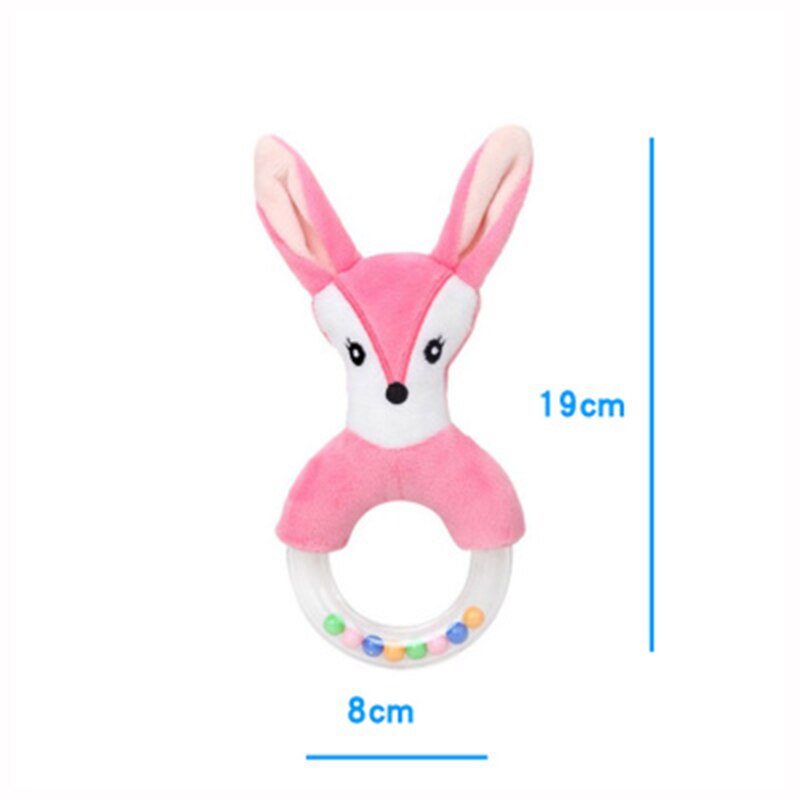 Montessori Rammelaars Dier Bed Bel Mobiles Peuter Speelgoed Crib Speelgoed Voor Kids Zachte Muzikale Educatief Pasgeboren Baby Rammelaars: SWJ002-Fox