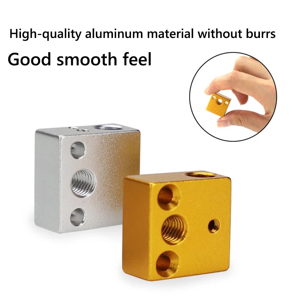 Creality 3D Printer Onderdelen 8 Stks/partij Verwarmde Verwarming Blok Voor Ender-3/Ender-3 Pro/Ender-3 V2/Ender-5/CR-10 Serie Printer