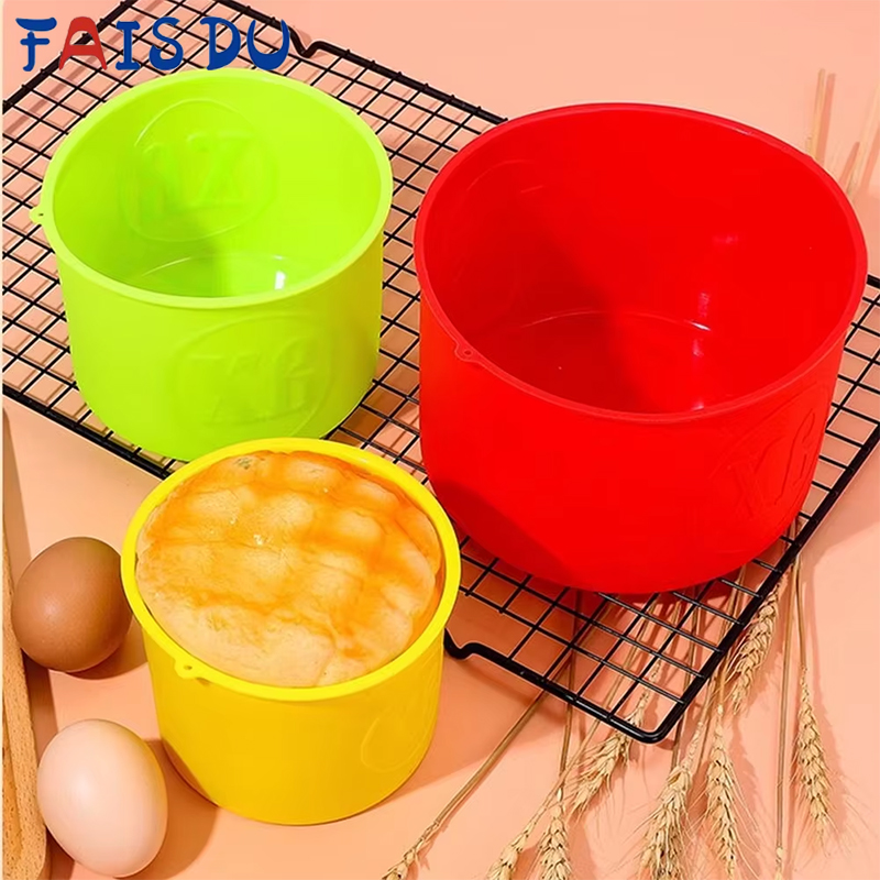 No-Stok Ronde Siliconen Cakevorm Willekeurige Kleur Mousse Cake Moulds Diy Desserts Bakvorm Gereedschap