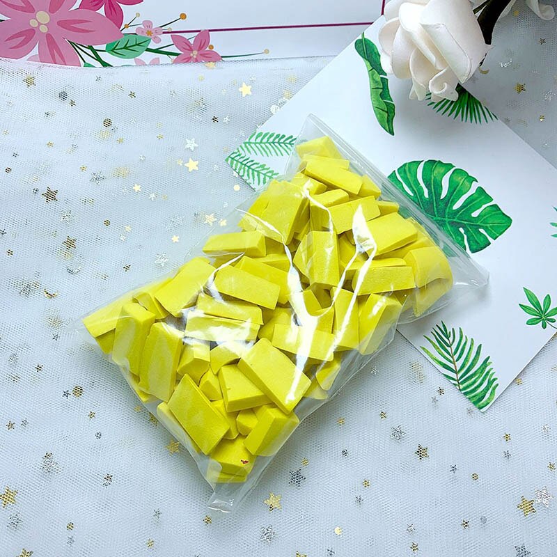 70Pcs Foam Strip Slime Mud Filler Clay Craft Sponge Strip Foam Filling Kids Toys Christmas DIY Slime Accessories Kids Toy: Yellow