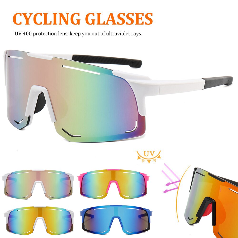 Gepolariseerde Fietszonnebril UV-Bescherming Winddichte Bril Voor Mannen Vrouwen Gepolariseerde Lens Racefiets Sportbril Brillen